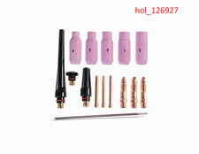17pcs welder TIG welding torch Collet Body nozzle kit Tungsten electrode for wp