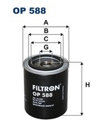 ÖLfilter Filtron OP 588 Anschraubfilter FüR Serena UP Nissan Pick Primera D21 3