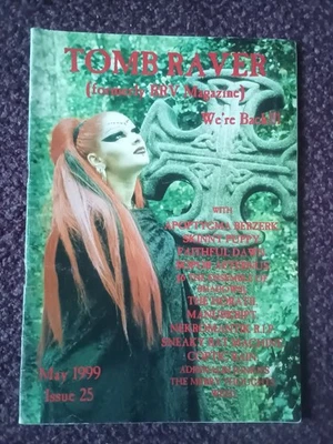 Tomb Raver. Goth fanzine from 1995. Dear APB, Skinny Puppy Sopor Aeturnus etc. - Image 1 of 2