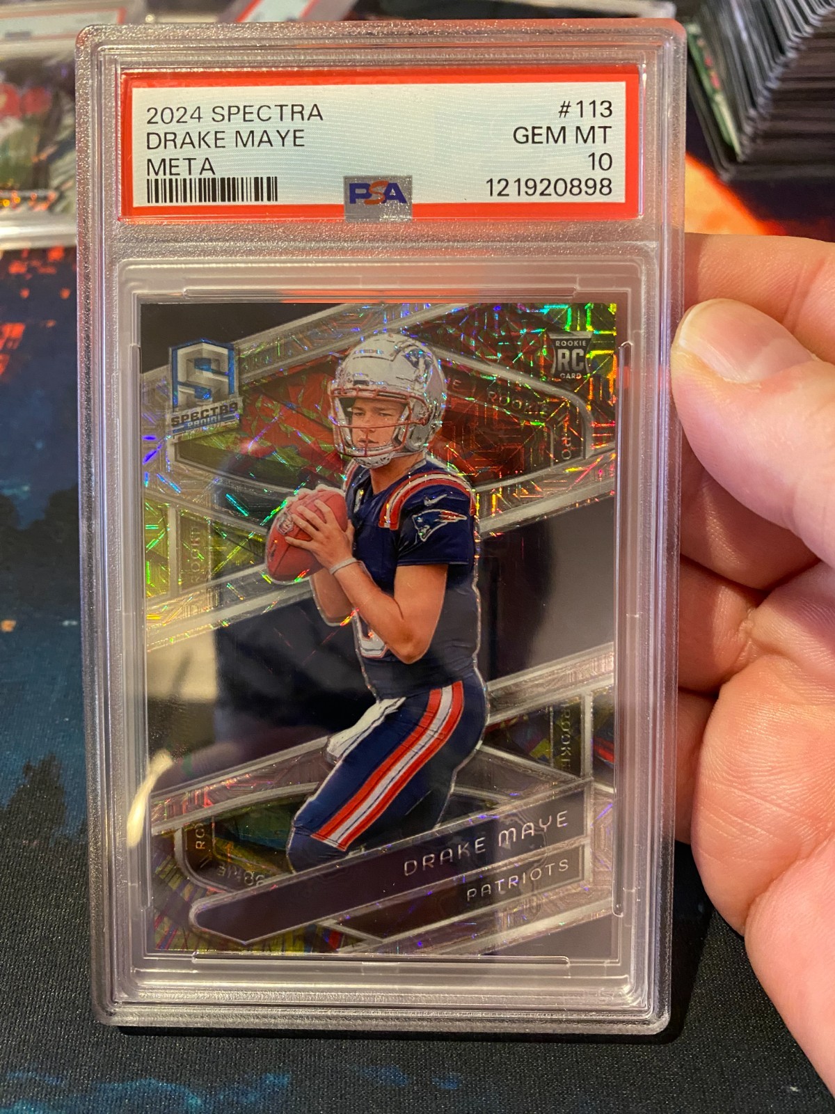 Drake Maye Panini Spectra #3 Meta