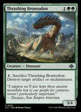 Thrashing Brontodon 0216 Near Mint LCI The Lost Caverns of Ixalan MTG Magic