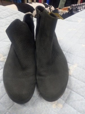 Women Ecco Boots Grey Nubuck 38