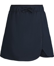 Nautica Girls School Uniform Performance Scooter, Navy/Wrap, 10 Plus