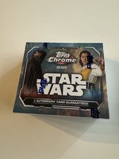 2025 Topps Chrome Star Wars Factory Sealed Hobby Box