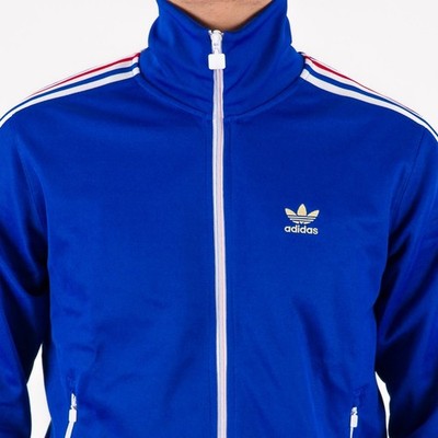adidas Originals Beckenbauer Track Jacket Classic Retro Gold Logo