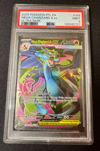 Mega Charizard X ex 109/094 Ultra Rare Holo PSA 9 Pokemon