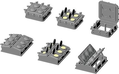Five Star Model 1/350 Japanese Navy Ship Deck Skylight 3 Plastic Model Parts