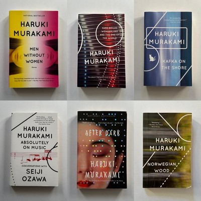 HARUKI MURAKAMI Kafka Shore/Hard-Boiled/On Music/After Dark/Men Women 6 TPB LOT