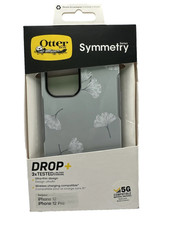 Funda OtterBox Simetría para Apple iPhone 12 y iPhone 12 Pro - Gris Gingko - ¡NUEVA!