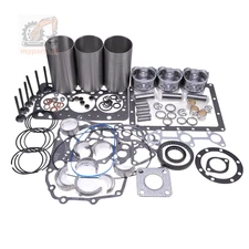 Engine Overhaul Rebuild Kit for Kubota D1105 Engine B2400HST B2620HSD B7610HSD