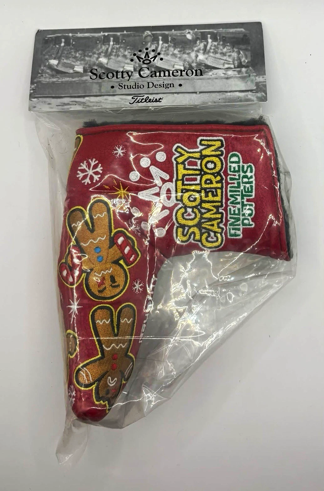 Scotty Cameron Gingerbread Standard Putter Headcover Red/Green SC050019