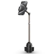 JSAUX Car Cup Holder Cellphone Mount, Metal Long-Arm Ultra Stable Phone Holde...