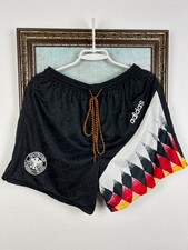 Vintage 90's Adidas Germany Football Shorts Soccer World Cup Rare Mens Size L