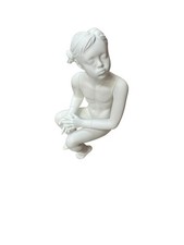 Mannequin Child Sitting Fiberglass White