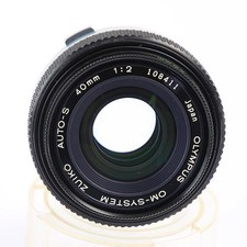 Olympus Zuiko 40mm f/2 Manual Focus Lens for OM-Mount