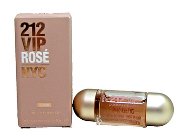 Carolina Herrera 212 VIP ROSE NYC Eau de Parfum Elixir / EDP Miniatur 5 ml