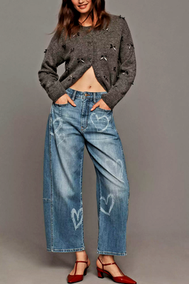 Anthropologie PILCRO KENNA MID-RISE HERITAGE BARREL DENIM JEANS