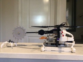 LEGO Ninjago Lightning Dragon Battle 2521 Skull Helicopter Only 99% (Retired)