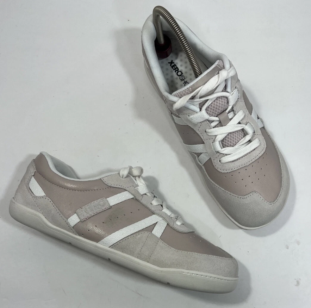 XERO SHOES KELSO Womens Pink White Walking Shoes Barefoot Minimalist SZ 10.5 New