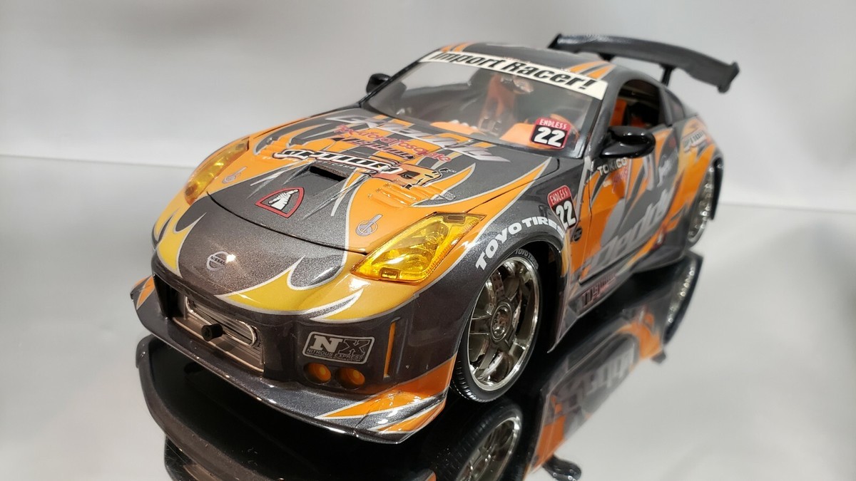 1/18 NISSAN 350Z GREDDY JDM OPTION D DRIFT DIECAST MODEL CAR