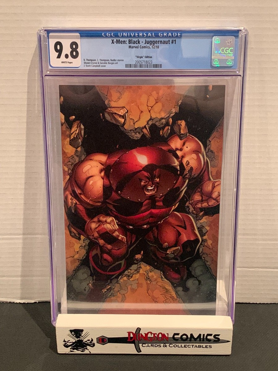 X-men: Black - Juggernaut # 1 CGC 9.8 J Scott Campbell Virgin