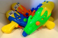 5 Pack Water Guns Water Pistol Squirt Toy Plastic Water Gun Fun Ray Gun 6.5"