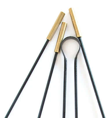 LINEA TUBO CRUCCOLINI SET 4 ATTREZZI in ferro battuto e ottone - Immagine 2 di 3