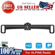 Backup Camera Rearview License Plate for Alpine i407-WRA-JK i407WRAJK