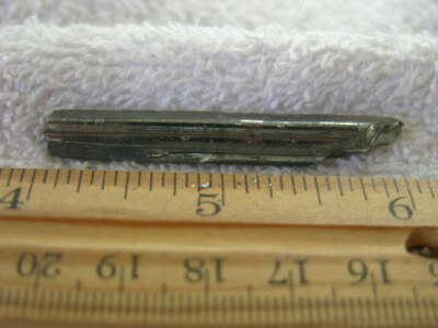 Stibnite Crystal Specimen Antimony 2 inch CHS28