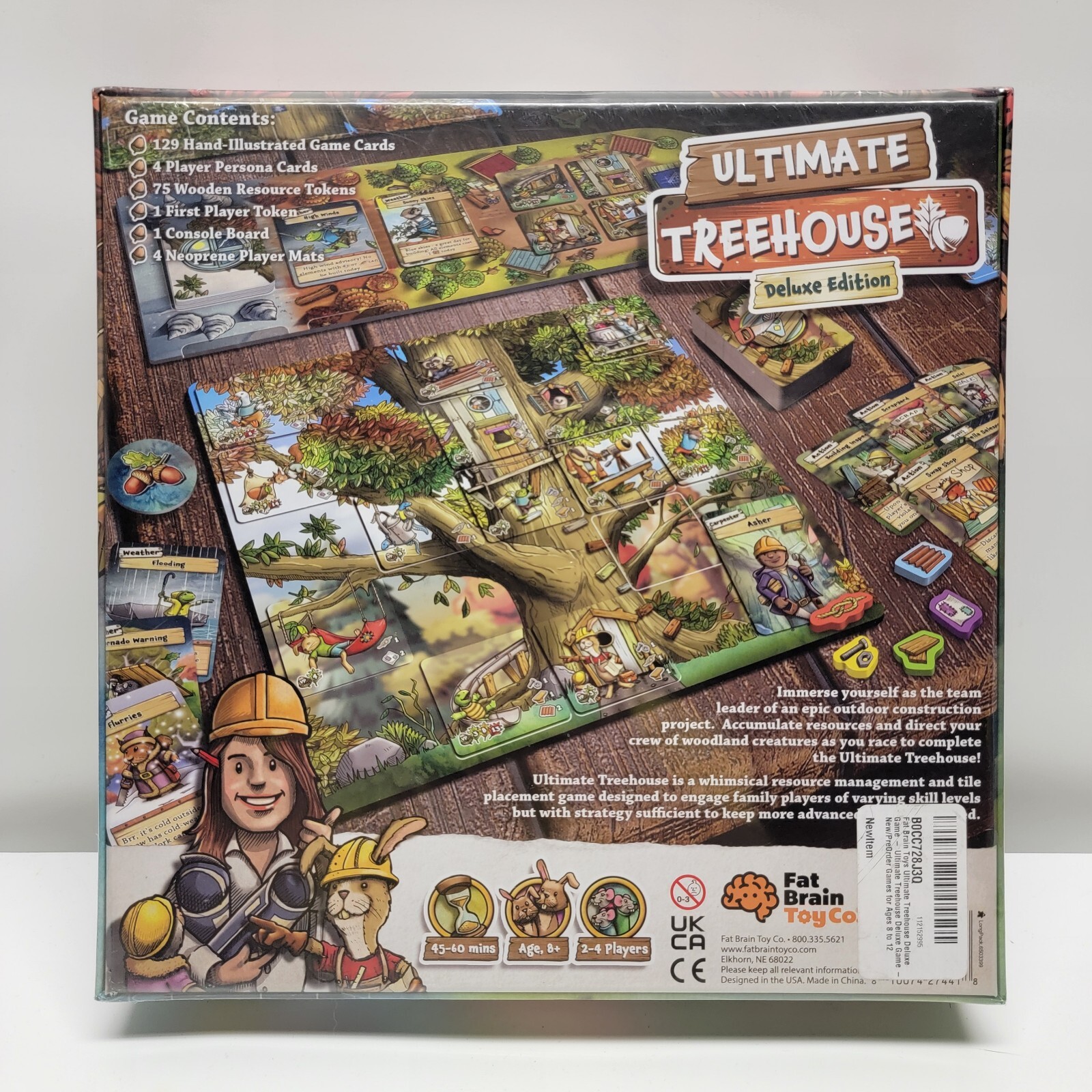 Ultimate Treehouse Deluxe Edition Card Board Game By Fat Brain
