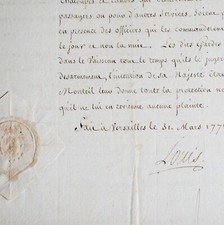 Letter of Mission Maritime to The the Isle of France