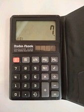 Vintage Radio Shack EC-448 Calculator Solar Clock