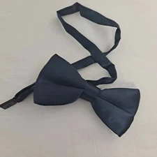 Bow Tie Men's Bowtie Sateen Navy Adjustable