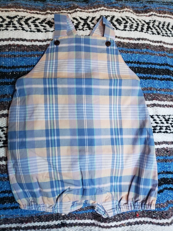 Janie And Jack Let's Grow Away Baby Boy 6-12 Months Onepiece Shortall Romper NWT