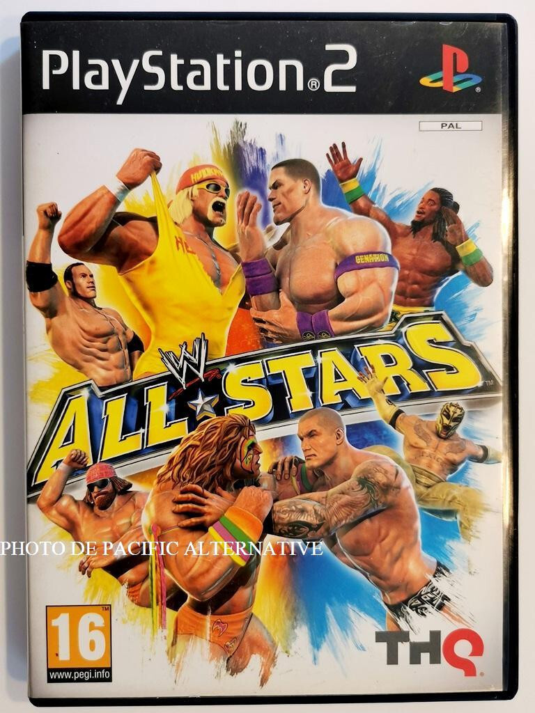 jeu WWE ALL STARS pour playstation 2 PS2 francais catch sport combat COMPLET