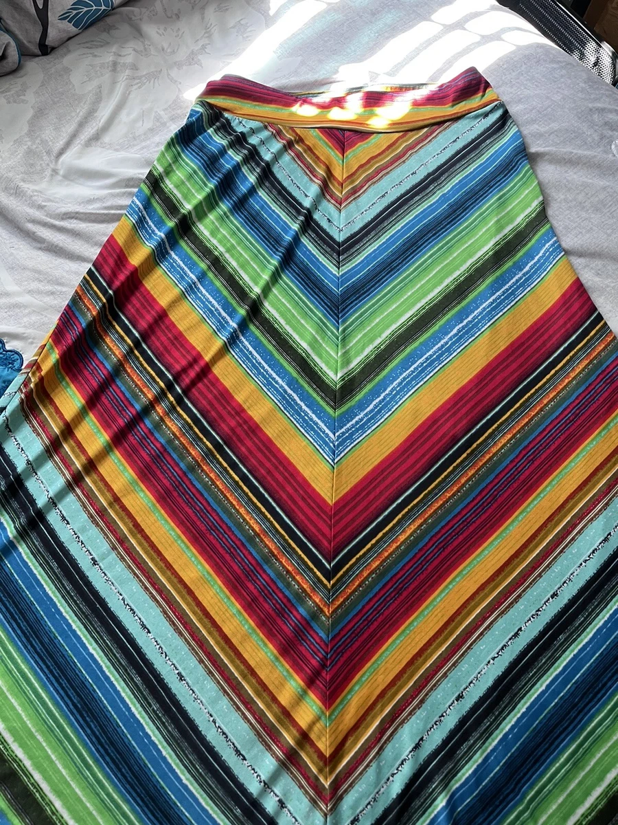Studio Petite JPR Serape Maxi Skirt Dress Size PM eBay