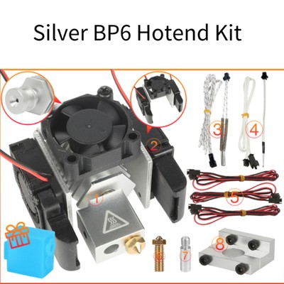 Upgrade BP6 Volcano V6 Hotend Kit  All Metal J-head Extruder Fan Bracket Block