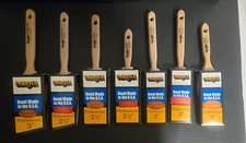 Asst 3" to 2" Corona Superfine China Bristle Ox-Ear Hair Paint Brushes (03)