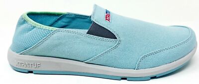 New XtraTuf Yellowtail Sky Blue Slip Resistant Canvas  display picture 1
