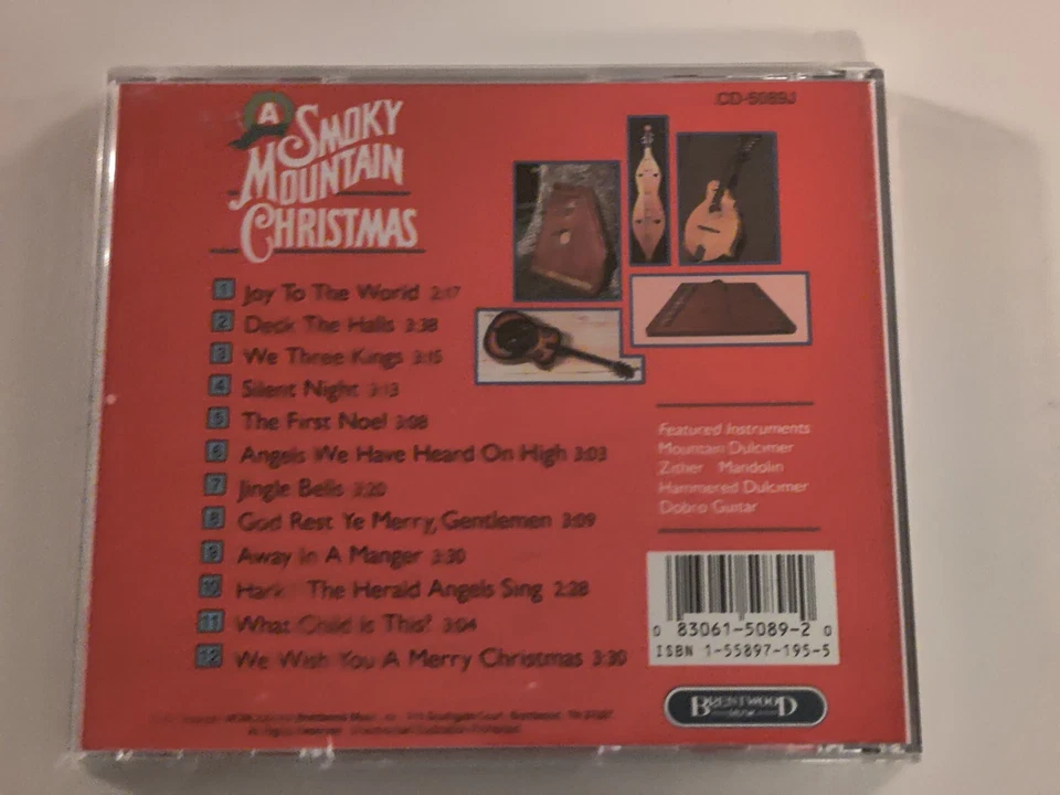 Craig Duncan A Smoky Mountain Christmas Album CD Brentwood 1988 Bluegrass Foto 2 de 2