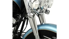 NEW DRAG SPECIALTIES DS-222898 Fork Slider Covers- Smooth- CHROME- Stock Length