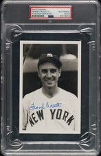 FRANK CROSETTI SIGNED PHOTO VINTAGE NEW YORK YANKEES BASEBALL ALL-STAR PSA/DNA