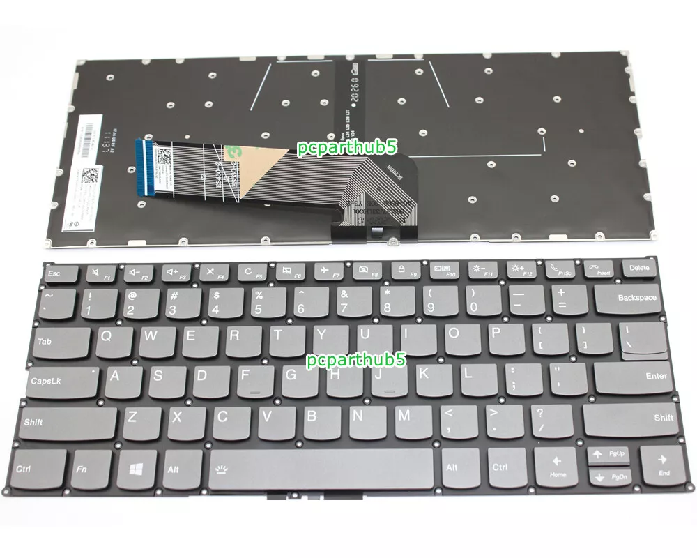 New Lenovo ThinkBook 14s-IML 13s-IML 14s-IWL 13s-IWL Keyboard US Backlit Gray