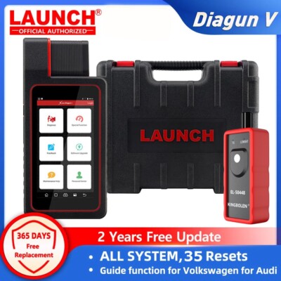 2025 LAUNCH X431 Diagun V Car OBD2 Bi-Directional Diagnostic Tool ECU Key Coding