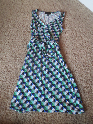 donna morgan blue green dress Donna Morgan Stretch Sleeveless Cut-Out Sheath Dress In Atlantis – Deja Nu  Tx main image 1