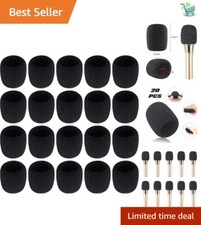 Thick Foam Microphone Windscreen Covers for Karaoke  Events - 20 Pcs
