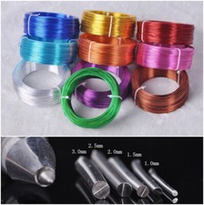 1/1.5/2/2.5/3mm Soft Metal Aluminium Craft Beading Wire Cord Wholesale DIY