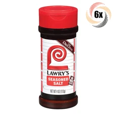 6x Shakers Lawry's Original Seasoned Salt | No MSG | 4oz | Fast Shipping