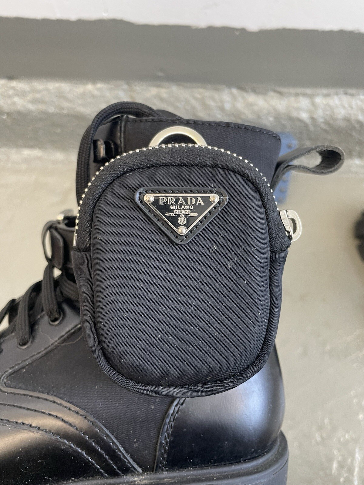 Authentic PRADA Monolith Chunky Combat Boots W/ M… - image 14