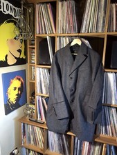 Men?s Pretty Geen Heritage Black Label Wool Jacket Made In England XXL VGC Grey 